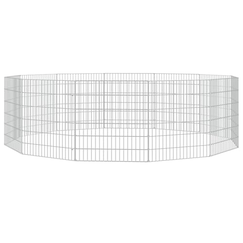 Freilaufgehege für Kleintiere 12-teilig 54x60 cm aus verzinktem Eisen | Langlebig & sicher für Hamster, Kaninchen & Meerschweinchen | Ideal für Innen- & Außenbereich Freilaufgehege für Kleintiere 12-teilig 54x60 cm aus verzinktem Eisen | Langlebig & sicher für Hamster, Kaninchen & Meerschweinchen | Ideal für Innen- & Außenbereich von Eleganz