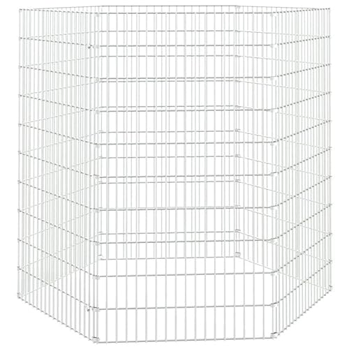 Freilaufgehege für Kleintiere 6-teilig 54x100 cm aus verzinktem Eisen – Robustes und langlebiges Gehege für den Außenbereich, ideal für Kaninchen und Meerschweinchen Freilaufgehege für Kleintiere 6-teilig 54x100 cm aus verzinktem Eisen – Robustes und langlebiges Gehege für den Außenbereich, ideal für Kaninchen und Meerschweinchen von Eleganz
