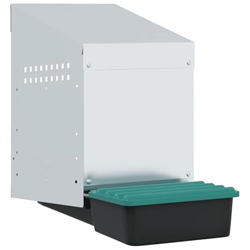 Hühner-Nistkasten aus verzinktem Stahl & Polypropylen - Robustes Gehege für Kleintiere, wetterfest & langlebig - Ideal für Hühnerstall & Freigehege Hühner-Nistkasten aus verzinktem Stahl & Polypropylen - Robustes Gehege für Kleintiere, wetterfest & langlebig - Ideal für Hühnerstall & Freigehege von Eleganz