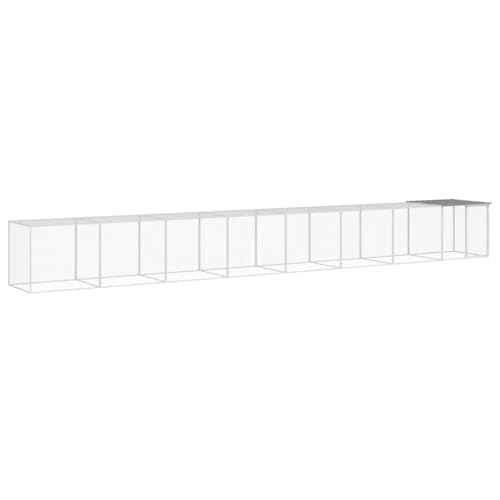 Hühnerkäfig mit Dach aus verzinktem Stahl - 803x98x90 cm, wetterfest & stabil - Ideal für Kleintiere wie Hühner, Kaninchen & mehr - Sicherer Lebensraum für Garten & Freilaufgehege Hühnerkäfig mit Dach aus verzinktem Stahl - 803x98x90 cm, wetterfest & stabil - Ideal für Kleintiere wie Hühner, Kaninchen & mehr - Sicherer Lebensraum für Garten & Freilaufgehege von Eleganz