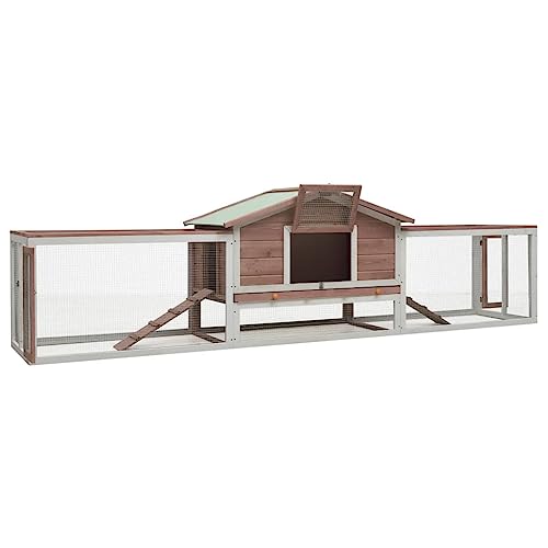 Kaninchenstall aus Massivholz für Kleintiere | 310x70x87 cm | Kiefer & Tanne | Robust & Langlebig | Ideal für Garten & Freigehege | Natürlicher Lebensraum für Kaninchen & Nager Kaninchenstall aus Massivholz für Kleintiere | 310x70x87 cm | Kiefer & Tanne | Robust & Langlebig | Ideal für Garten & Freigehege | Natürlicher Lebensraum für Kaninchen & Nager von Eleganz