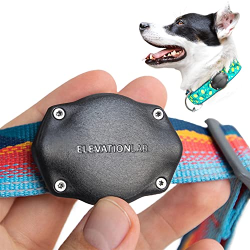 TagVault™ AirTag Hundehalsband-Halterung, IP69 wasserdicht, baumelt nicht, passend für alle Halsbänder Elevation Lab von Elevation Lab