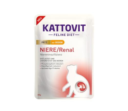 Kattovit Niere/Renal Paté mit Huhn 10x 85gP Kattovit Niere/Renal Paté mit Huhn 10x 85gP von Ellasdekokrempel