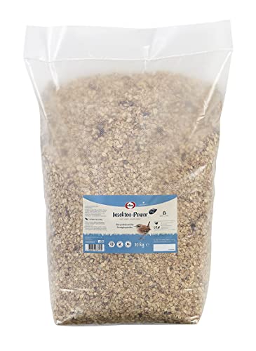 Elles Insekten-Power 10kg I Proteinreicher Wildvogelfutter-Mix | 100% natürlich, schalenfrei | Optimaler Energiespender und geeignet für alle Wildvögel | Ganzjahresfutter von Elles