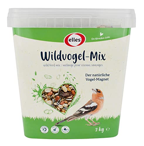 elles Wildvogelmix, Vogelfutter für Wildvögel, 1er Pack (1 x 3 kilograms) von Elles