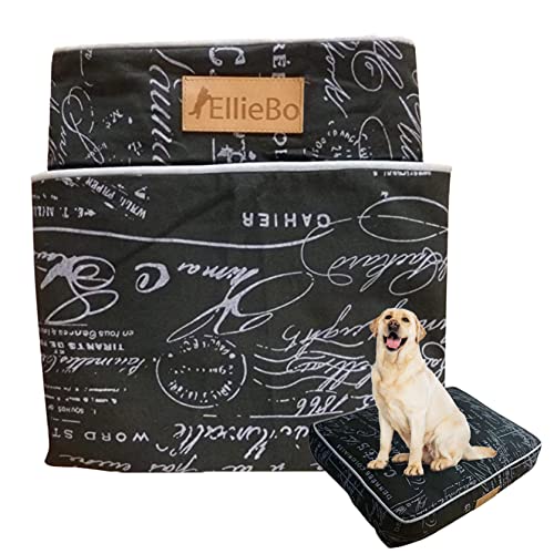 Ellie-Bo Ersatz Voyager Hundebett, 122 cm, 117 x 75 cm, 2 x große, Schwarz von Ellie-Bo