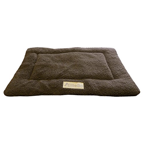 Ellie-Bo Sherpa Fleece-Matte Käfige, 61 cm, Braun von Ellie-Bo