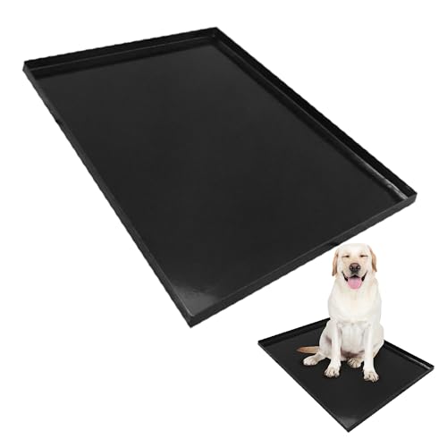 Ersatz-Bodenschale aus Metall, schwarz, für 91,5-cm-Hundekäfig für große Hunde von Ellie-Bo