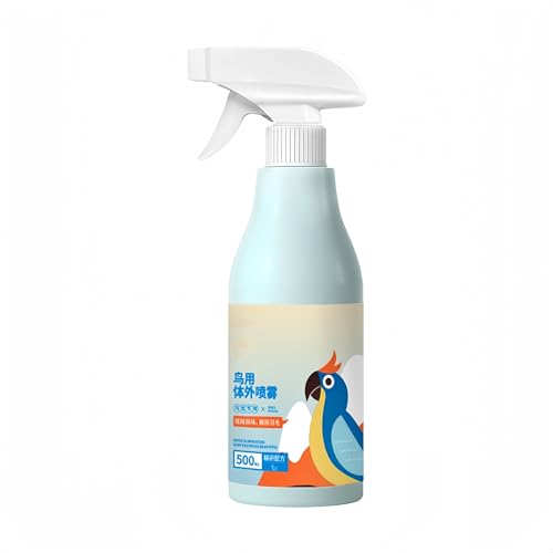 Ellisalano Premium-Vogelgeruchsbeseitigungsspray für die Erfrischung Ihres gefiederten Freundes - EIN Muss für Vogelbesitzer(500ML) von Ellisalano