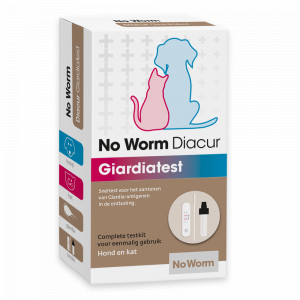 No Worm Diacur Giadiatest für Hund und Katze 2 Packungen von No Worm