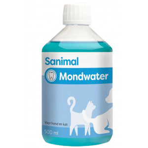 Sanimal Mundwasser für Hund und Katze 2 x 500 ml von Sanimal