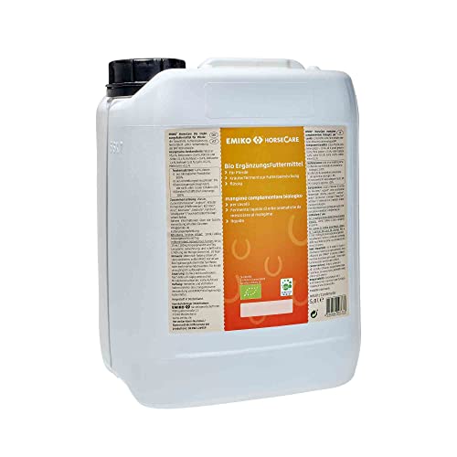 EMIKO® HorseCare Bio Einzelfuttermittel flüssig 5 Liter Flüssiges Kräuterferment für Pferde von Emiko