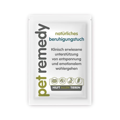 Emmi Pet Remedy Beruhigungstücher 12 STK. – Natürliche Anti-Stress Tücher für Hunde & Katzen I Entspannung & Beruhigung unterwegs I 100 % ätherische Öle I Stress & Angst-Linderung Emmi Pet Remedy Beruhigungstücher 12 STK. – Natürliche Anti-Stress Tücher für Hunde & Katzen I Entspannung & Beruhigung unterwegs I 100 % ätherische Öle I Stress & Angst-Linderung von Emmi-pet