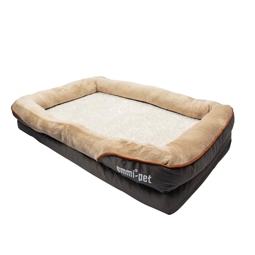 Emmi-pet Orthopädisches Hundebett für sehr große Hunde – 120x85x25cm – Kuscheliges & waschbares Hundesofa – Weiches Hundebett – rutschfest, langlebig & atmungsaktiv – Passt Sich an die Körperform an von Emmi-pet