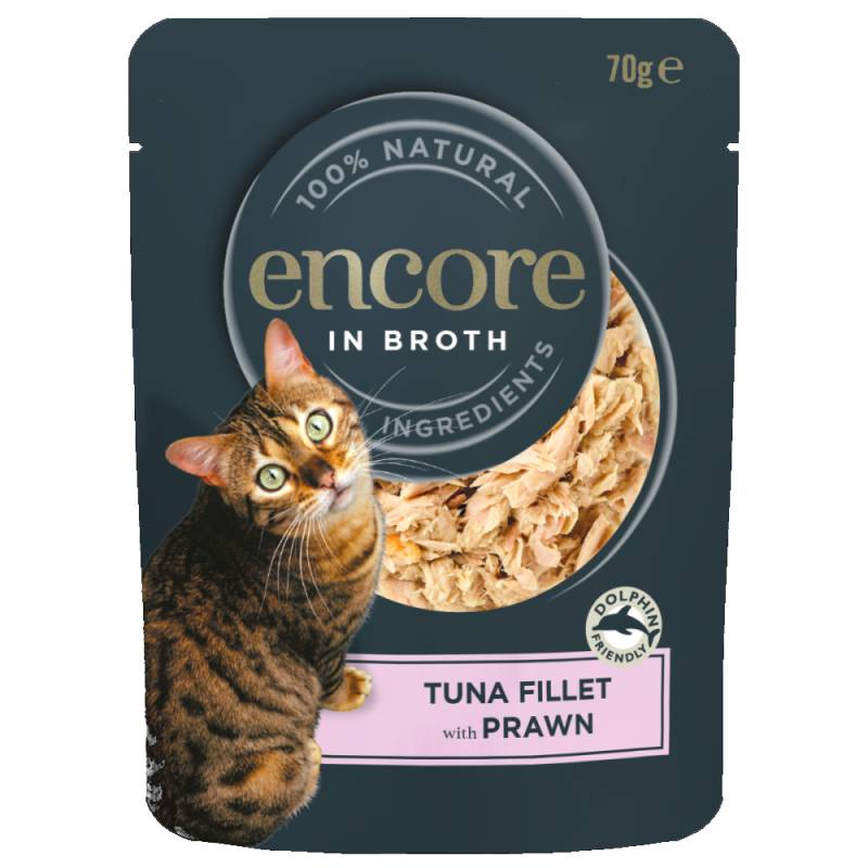 Encore Cat Pouch 16 x 70 g - Thunfisch mit Garnelen von Encore