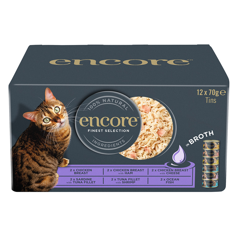 Encore Dose in Brühe 12 x 70 g - Mixpaket Feinste Selection (6 Sorten) von Encore