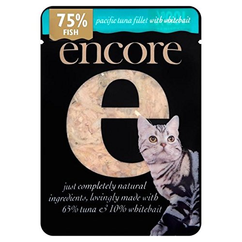 Zugabe Katze Beutel Thunfisch & Whitebait 70G (Packung mit 4) von Encore