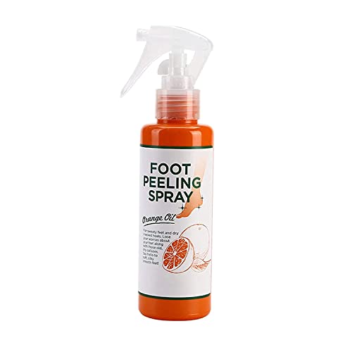 Endxedio Foot Peeling Spray Oil,Foot Peeling Spray That Remove Dead Skin,Hydrating Nourish Peel Off Spray,Remove Dead Skin Within Seconds,Exfoliating Peeling & Calluses on Feet (Orange) von Endxedio