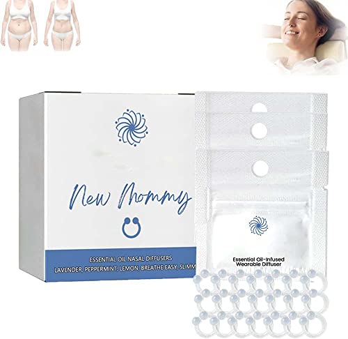 Endxedio Superslim Slimming & Detoxifying Essential Oil Nose Ring,Super Slim Nasal Ring, Superslim Slimming Essential Oil Nose Ring for Men Women (21pcs) von Endxedio