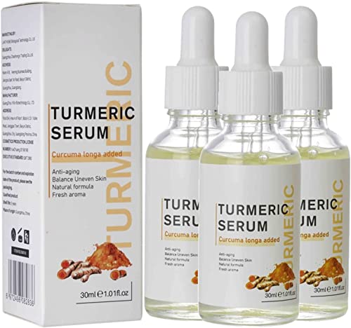 Endxedio Turmeric Dark Spot Corrector Serum,Turmeric Repair Face Serum,Turmeric Lemon Oil Skin Glow to Lightening Acne,Bright Skin Dark Spot Corrector Face Whitening Serum (3pcs) von Endxedio