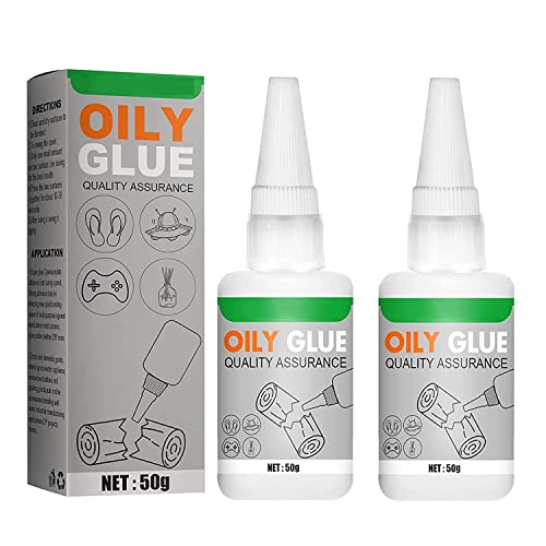 Endxedio Universal Welding Tree Frog Oily Glue,Oily Super Glue,Welding High-Strength Oily Glue,Universal Super Glue, Mighty Instant Glue for Resin Ceramic Metal Glass (2pcs) von Endxedio