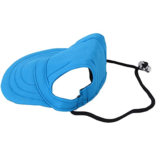 Entatial Haustier-Sportmütze, niedliche, Bequeme, atmungsaktive Hunde-Baseballmütze für den Außenbereich(Blau, XL) von Entatial