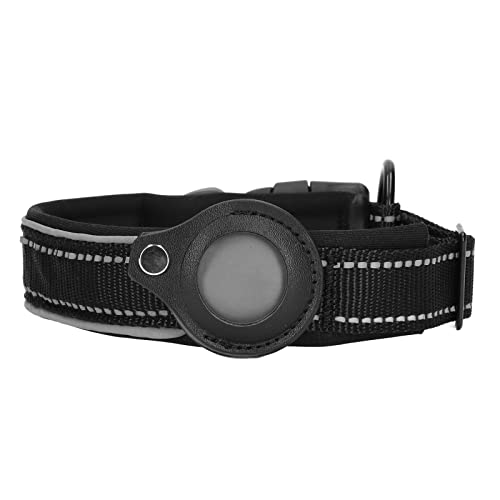 Hundehalsband aus Nylon, Komfortables Schnallen-Design, Robustes, sicheres Metall-Clip- -Hundehalsband mit -Halterung für Katzen für mittelgroße Hunde(XL-Code) von Entatial