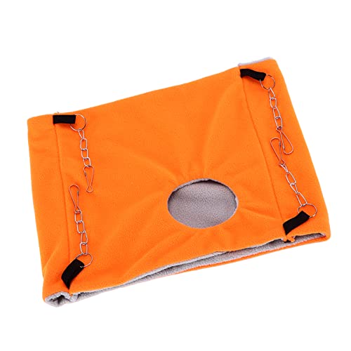 Vogelnest, Doppelschicht-Hängematte Multi Use Must Have Portable für kaltes Wetter(Orange) von Entatial