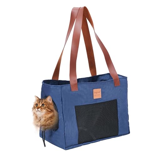 Eoixuqba Katzen-Reisetasche, tragbare Haustier-Reisetasche, atmungsaktives Netzgewebe, geeignet für lange und kurze Reisen, Reisen, Camping, Outdoor von Eoixuqba