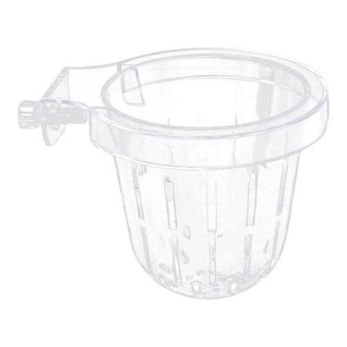 Eoixuqba Pflanzenhalter für Aquarien, transparent, Aquarium-Pflanzgefäß, transparent, Aquatischer Hängetopf, Hängende Wasserpflanzgefäße für Aquariendekorationen, Pflanzen für lebende Aquarienpflanzen von Eoixuqba