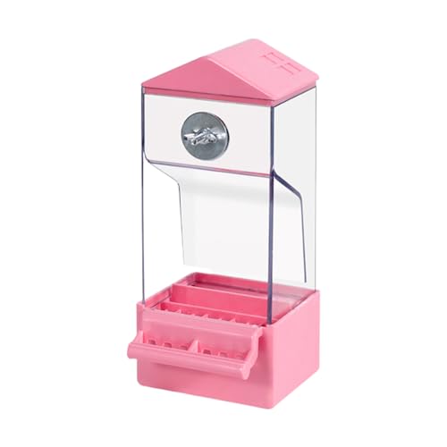 Eoixuqba Sittich-Futterstation – Externer Käfig Automatischer -Futterspender – Transparenter Spritzwasserbehälter für Vögel, Rotkehlchen, Sittiche, Nymphensittiche, Finken, Kanarienvögel Eoixuqba Sittich-Futterstation – Externer Käfig Automatischer -Futterspender – Transparenter Spritzwasserbehälter für Vögel, Rotkehlchen, Sittiche, Nymphensittiche, Finken, Kanarienvögel von Eoixuqba