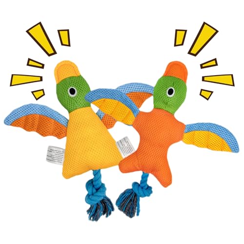 Eoixuqba Squeaky Spielzeug Für Kleine Hunde | 2 Stück Vogel Interaktives Kauwerkzeug | Beschäftigungsspielzeug Mit Baumwollfüllung Und Knotenseil Für Aggressive Kauer | Welpen Haustier Kleine Eoixuqba Squeaky Spielzeug Für Kleine Hunde | 2 Stück Vogel Interaktives Kauwerkzeug | Beschäftigungsspielzeug Mit Baumwollfüllung Und Knotenseil Für Aggressive Kauer | Welpen Haustier Kleine von Eoixuqba