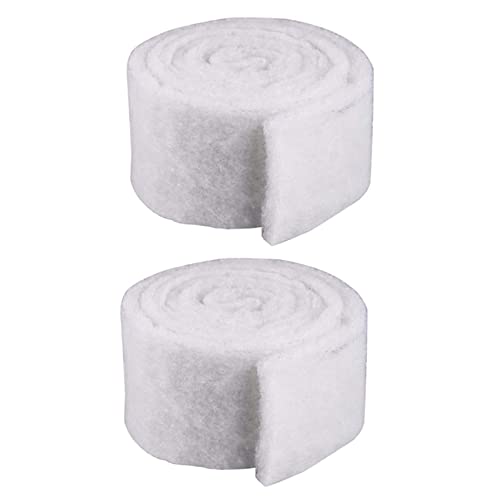 Epodmalx 2X Aquarium Filter Pad Media Roll Biochemischer Baumwollfilter Aquariumschwamm für Filter Aquarium Wasserreinigungsmittel von Epodmalx