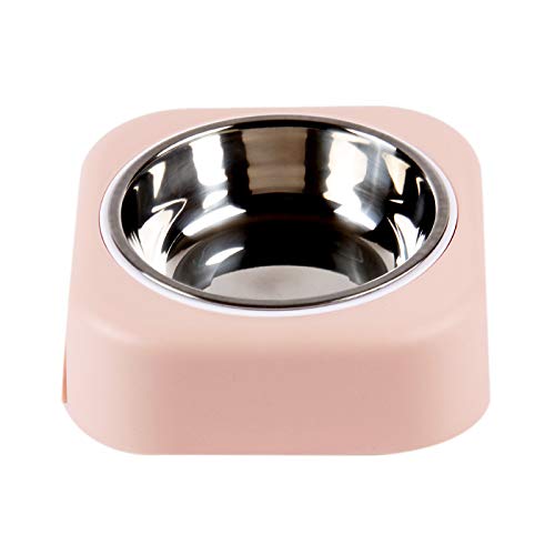 Epodmalx Pet Dog Feeding Bowls Feeder für Hunde Wassertrinker SchüSsel FutterbehäLter Dinge für Kleine Hunde Katzenbedarf Rosa von Epodmalx
