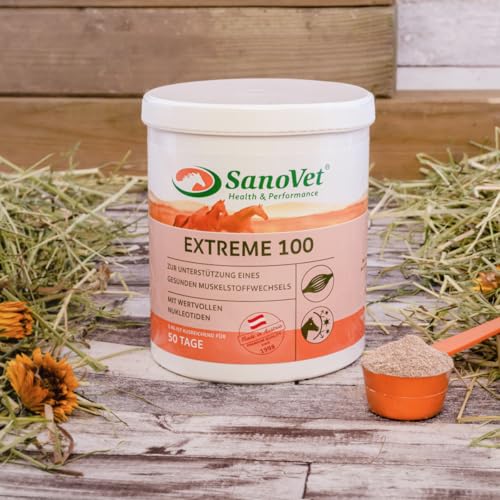 SanoVet Extreme 100 - Ideal für Pferde, die durch besondere Belastung (Training, Turnier) einen höheren Bedarf an Vitamin E haben von EPONA