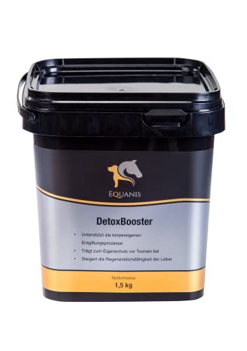 Equanis DetoxBooster | 1,5 kg | Zur Unterstützung von Leber und Nieren | Natürliche Entgiftung mit ausgewählen Kräutern | Ergänzungsfuttermittel für Pferde von Equanis