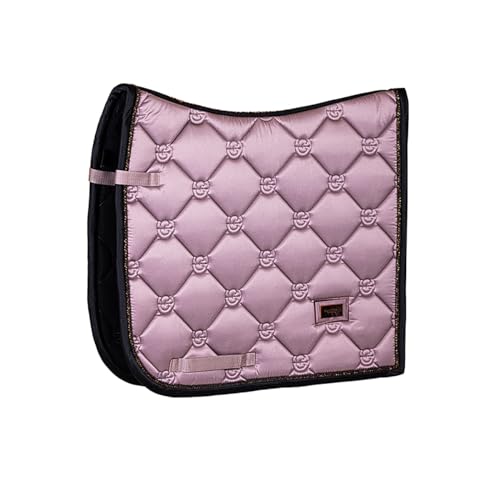 Equestrian Stockholm Schabracke Anemone Pink-Schwarz - Dressur Cob/VB von Equestrian Stockholm