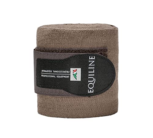 Equiline Stallbandagen Wolle 2 Stück, Größe:4m, Farbe:Cappuccino von Equiline