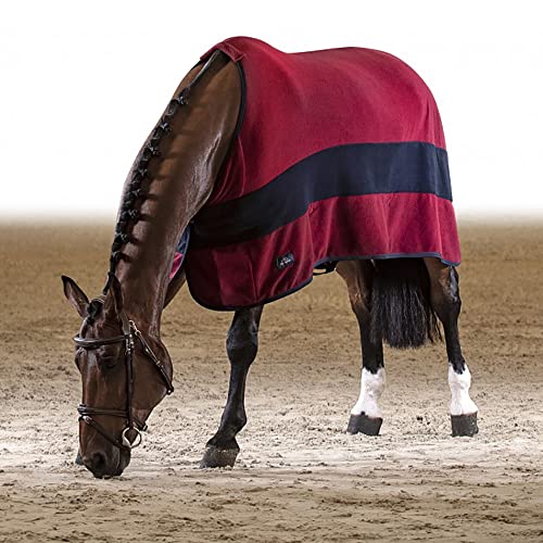 Equiline Steve Fleece Rug - Burgundy von Equiline