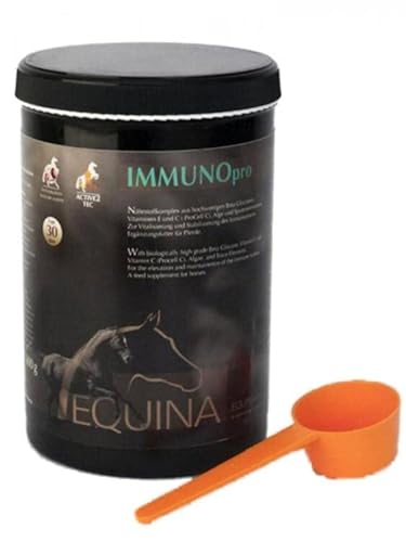 Equina ImmunoPro 600 g | Immunsystem bei Pferde | Beta Glucanen, Vitaminen E und C | Abwerkräfte Gesundheit von Equina