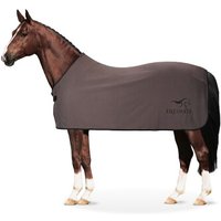 Equinate Abschwitzdecke Orlando aus Fleece mit Widerristpolster grau 1,25 m von Equinate