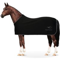 Equinate Abschwitzdecke Orlando aus Fleece mit Widerristpolster schwarz 1,25 m von Equinate