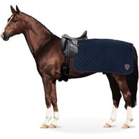 Equinate Ausreitdecke Lancaster mit Teddyfell navy M von Equinate