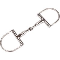 Equinate D-Ring Trense Edelstahl 16mm einfach gebrochen 1,6 cm 12,5 cm von Equinate