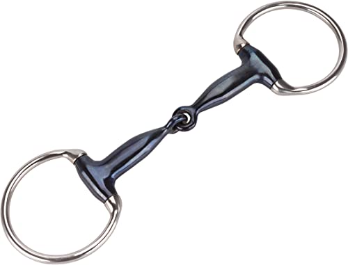 Equinate Olivenkopfgebiss Sweet Iron 16mm einfach gebrochen 12,5cm - Anatomisch geformt - fördert die Speichelbildung und REGT die Kautätigkeit an von Equinate