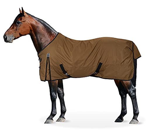 Equinate Regendecke Springfield Weidedecke mit Fleece 145cm Bronze von Equinate