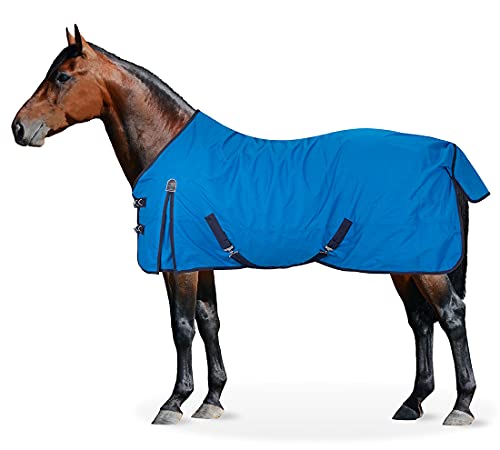 Equinate Regendecke Springfield Weidedecke mit Fleece 165cm Cobalt von Equinate