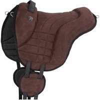 Equinate Reitpad Harper aus synthetischem Wildleder braun S von Equinate