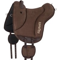 Equinate Reitpad Newfield aus synthetischem Wildleder braun L von Equinate