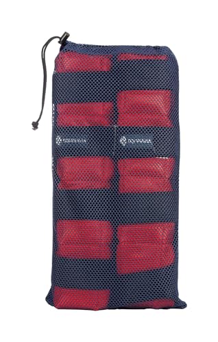 Equinavia Cool Relief Therapie Beinbandagen für Pferde, Gel-Pack mit verstellbaren Riemen, 41,9 x 39,4 cm, mit Aufbewahrungstasche, Rot, Einheitsgröße von Equinavia